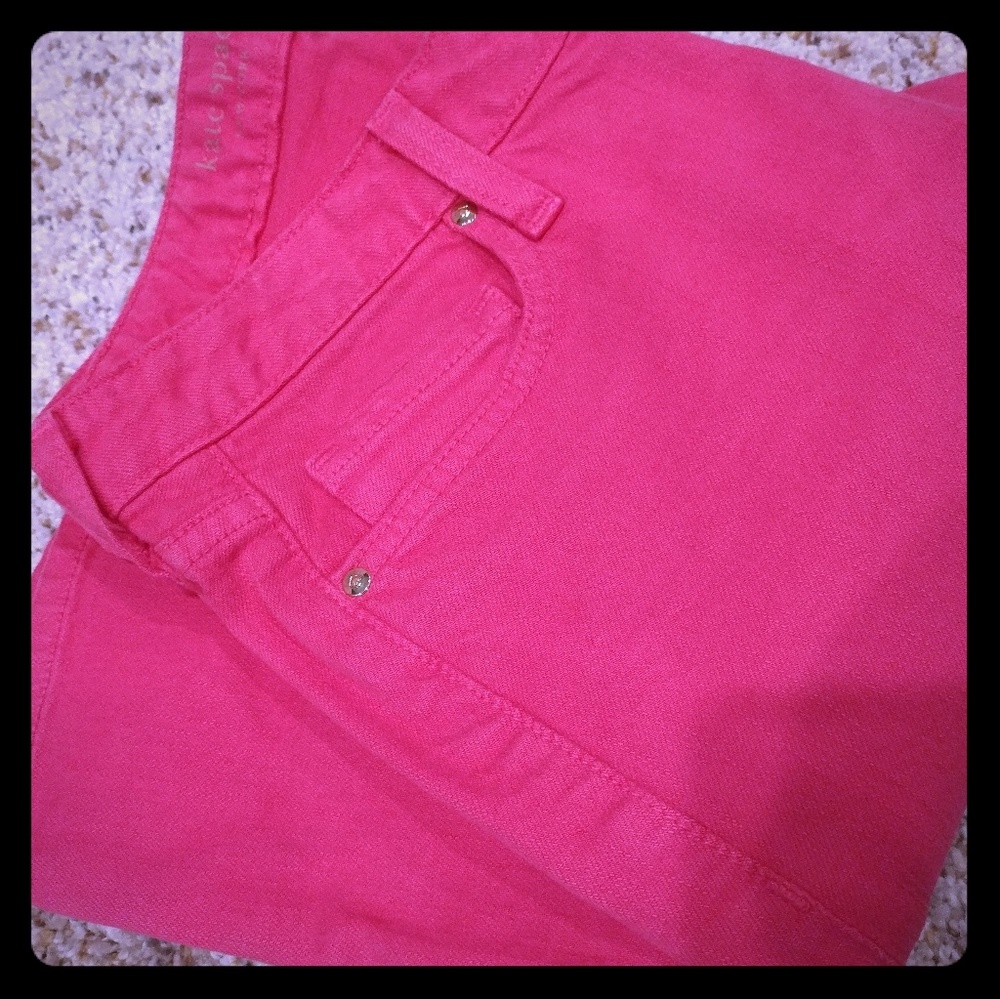 Kate Spade PINK skinny jeans size 28